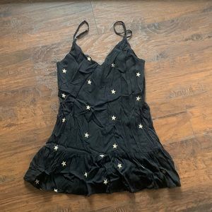 Storia Black Mini Dress Size L.